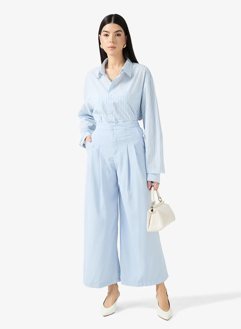 ايلا بنطلون واسع الساقين